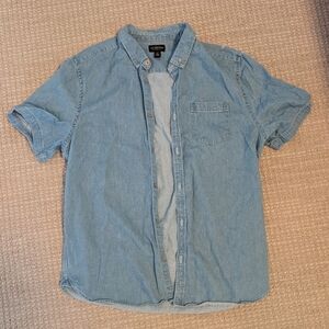 Men's Blue Denim Shirt
